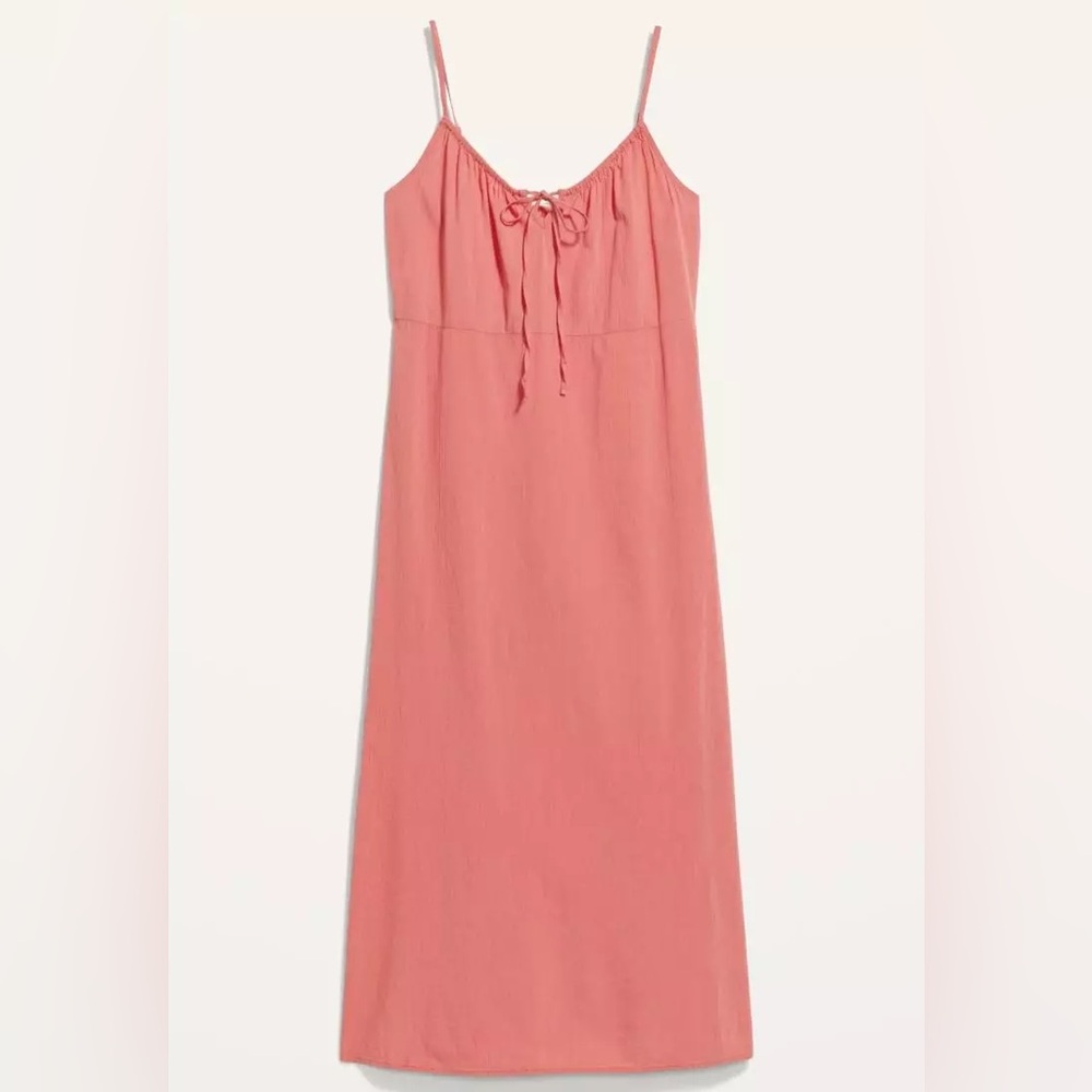 old navy xs cami crinkled maxi dress